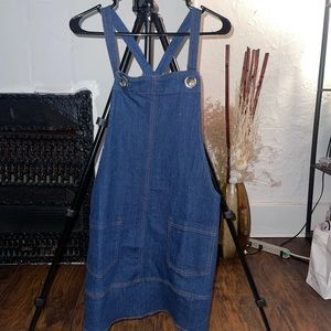 Jean skirt romper